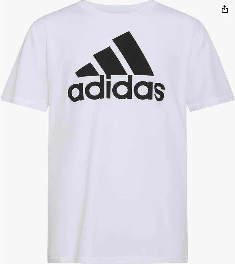 Adidas Primegreen Climalite Performance Short Sleeve Shirt M 10/12 NWT